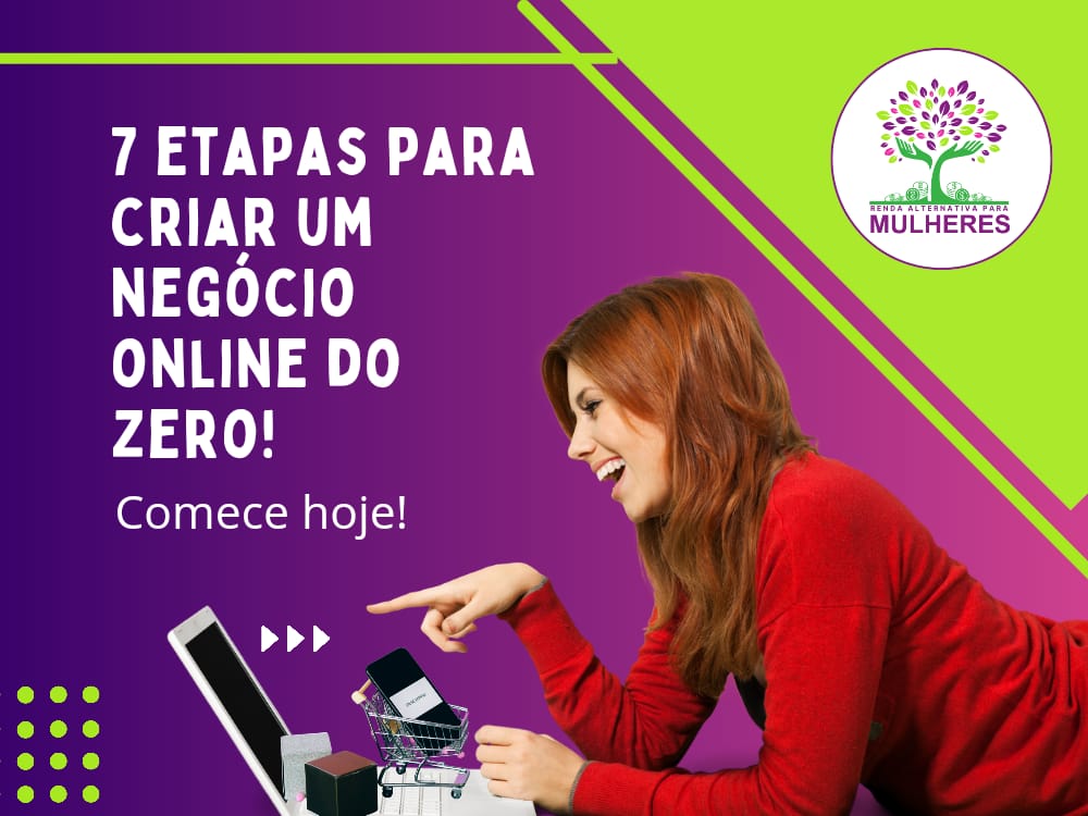 7 Etapas para criar um Negócio Online do Zero